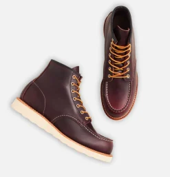 RED WING SHOES 8847 - Moc Toe Black Cherry* Boots