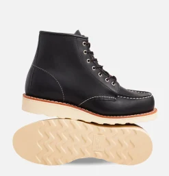 RED WING SHOES WOMEN 3373 - Womens Moc Toe Black Boundary*Women Bottes