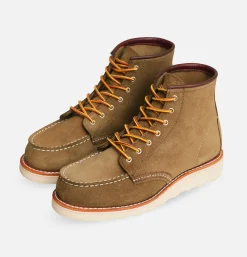 RED WING SHOES WOMEN 3377 - Womens Moc Toe Olive*Women Bottes