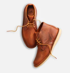 RED WING SHOES 3322 Weekender Chukka Copper Rough* Boots