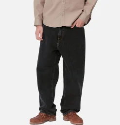 CARHARTT WIP Aaron Pant Black Stone Washed* Jeans