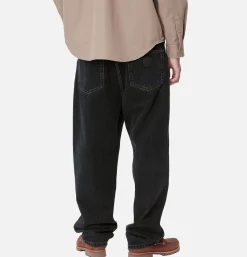 CARHARTT WIP Aaron Pant Black Stone Washed* Jeans