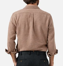 PORTUGUESE FLANNEL Abstract Shirt Brown* Shirts & Polos