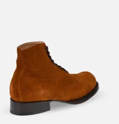 YUKETEN Alan Boots Brown Suede Snuff* Boots