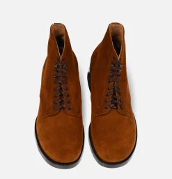 YUKETEN Alan Boots Brown Suede Snuff* Boots