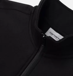 CARHARTT WIP American Scrip Half Zip Black* Sweatshirts & Fleeces