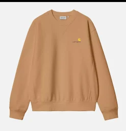 CARHARTT WIP American Script Sweat Peanut* Sweatshirts & Fleeces