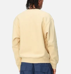 CARHARTT WIP American Script Sweat Rattan* Sweatshirts & Fleeces