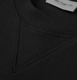 CARHARTT WIP American Script Sweatshirt Black* Knitwear