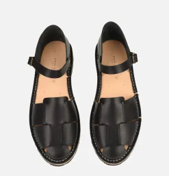 STEVE MONO Artisanal Sandal Shoe 11 Black* Sandals