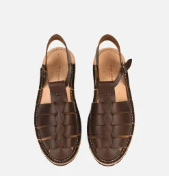 STEVE MONO Artisanal Sandal Shoe 09 Chocolate* Sandals