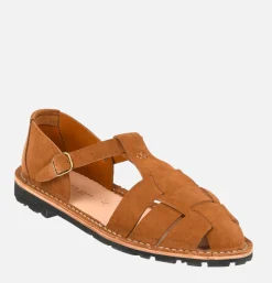 STEVE MONO Artisanal Sandal Shoe 10/01 Cognac* Sandals