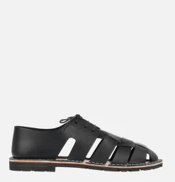 STEVE MONO Artisanal Sandal Shoe Black* Sandals
