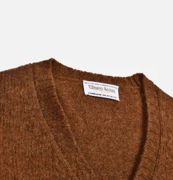 WILLIAM LOCKIE Aryan Cardigan Pecan* Knitwear