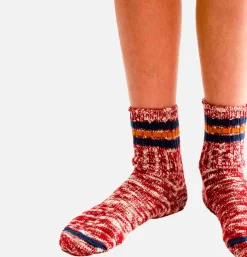 THUNDERS LOVE Athletic Socks Burgundy*Women Autres|Socks