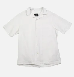 PORTUGUESE FLANNEL Atlantico Camp White Shirt* Shirts & Polos