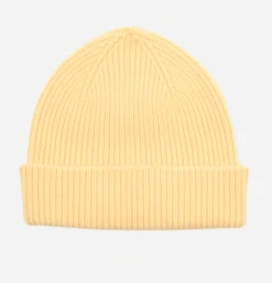 ROBERT MACKIE Barra Ribbed Hat Lemon* Gloves • Beanies • Scarves