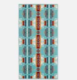 PENDLETON Bath Towel Chief Joseph Aqua* Maison