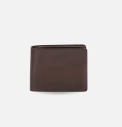 IL BUSSETTO Bi-fol Wallet/Coin Dark Brown* Small Leather Goods