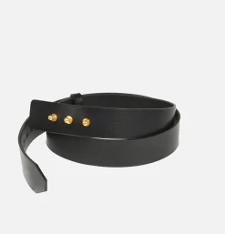 L'ANGUILLE Black Gropius Belt* Belts