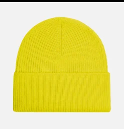NITTO KNITWEAR Bonnet Ara Yellow* Gloves • Beanies • Scarves