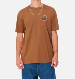 CARHARTT WIP Brown Ducks Tee Hamilton Brown* T-shirts