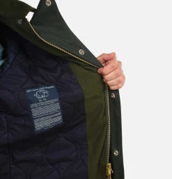 MANIFATTURA CECCARELLI Caban Wax Green* Coats & Jackets