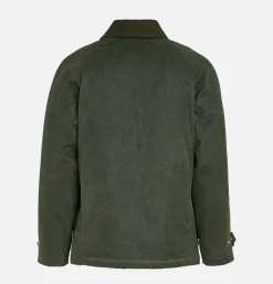 MANIFATTURA CECCARELLI Caban Wax Green* Coats & Jackets