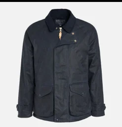 MANIFATTURA CECCARELLI Caban Wax Jacket Navy* Coats & Jackets