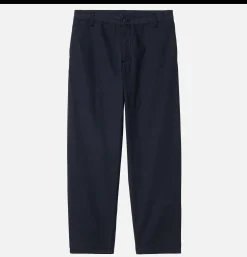 CARHARTT WIP Calder Pant Dyed Dark Navy* Trousers