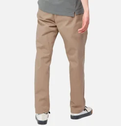 CARHARTT WIP Calder Pant Twill Leather* Chinos