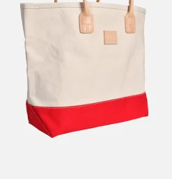 HERITAGE LEATHER COMPANY Canvas Day Tote Bag* Shoulder Bags