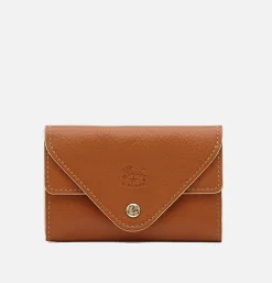 IL BISONTE Card Case Uffizi Caramel* Small Leather Goods