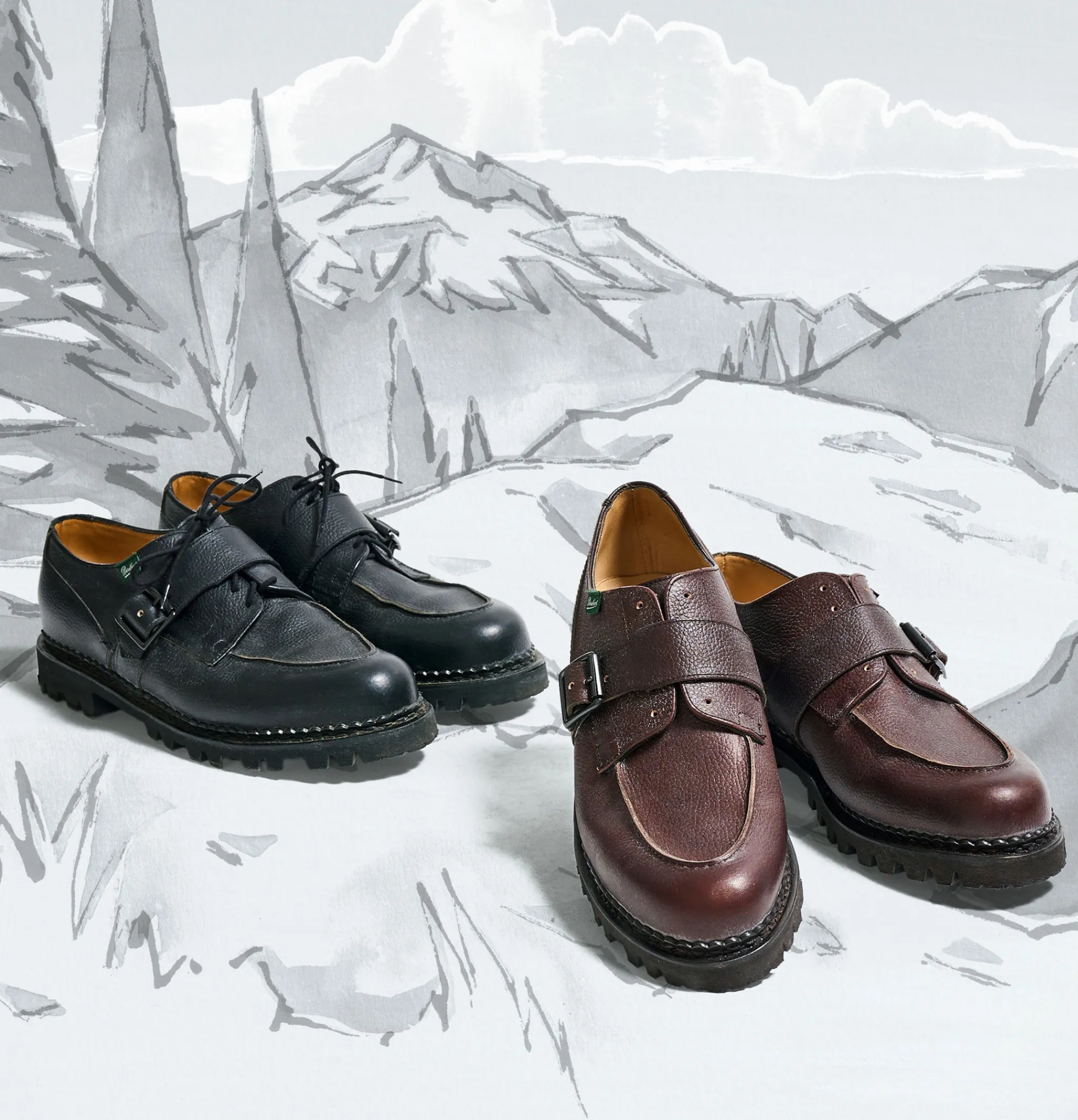 PARABOOT Chambord Engineered Garments Brown* Shoes