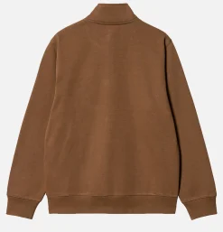 CARHARTT WIP Chase Neck Zip Sweat Tamarind* Sweatshirts & Fleeces