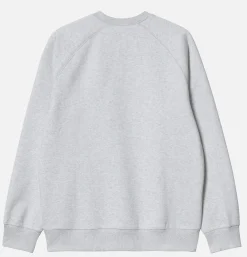 CARHARTT WIP Chase Sweat Ash Heather* Sweatshirts & Fleeces
