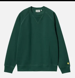 CARHARTT WIP Chase Sweat Chervil Gold* Sweatshirts & Fleeces