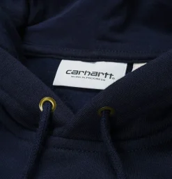 CARHARTT WIP Chased Hooded Sweater Dark Navy* Sweatshirts & Fleeces