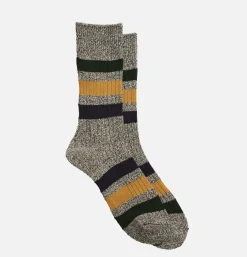 ROTOTO Chaussettes Park Stripe* Socks