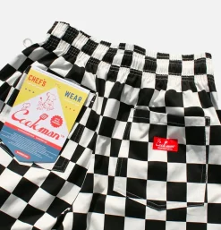 COOKMAN Chef Pant Checker Black* Works Pant