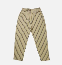 COOKMAN Chef Pant Stripe Beige Blue* Works Pant