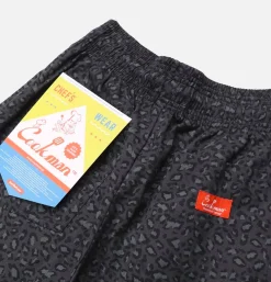 COOKMAN Chef Short Black Leopard* Shorts