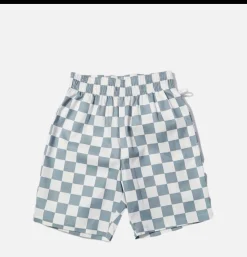 COOKMAN Chef Short Checker Gray* Shorts