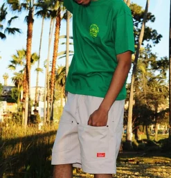 COOKMAN Chef Short Front Pocket Beige* Shorts