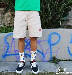 COOKMAN Chef Short Front Pocket Beige* Shorts