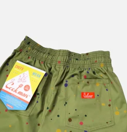 COOKMAN Chef Short Sauce Splash Olive* Shorts