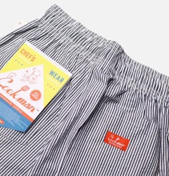 COOKMAN Chef Short Seersucker Navy* Shorts