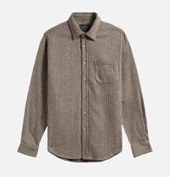 PORTUGUESE FLANNEL Chemise Abstract Pied Charcoal* Shirts & Polos