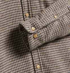 PORTUGUESE FLANNEL Chemise Abstract Pied Charcoal* Shirts & Polos