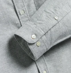 PORTUGUESE FLANNEL Chemise Brushed Oxford Green* Shirts & Polos